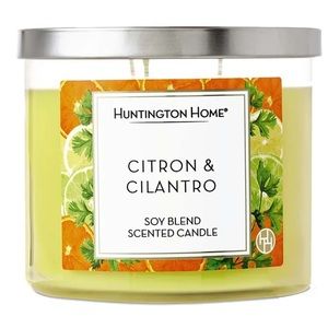 Huntington Home Citron & Cilantro 3 Wick Candle